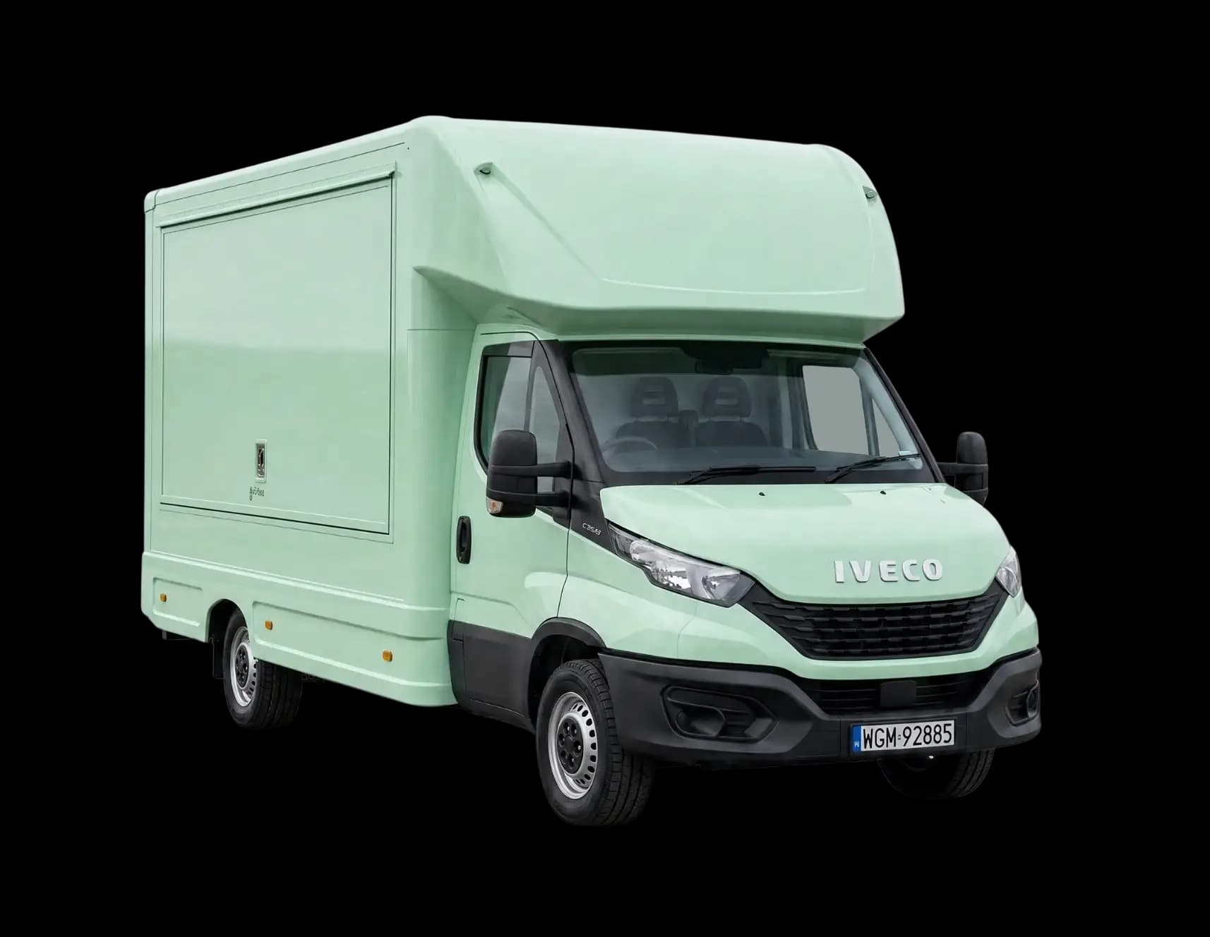Asia Truck von NICE! Streetfood, Ansicht von schräg vorne